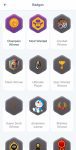 quizys badges
