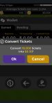 solitaire convert tickets to cash