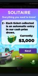 solitaire entry into cash prize draws