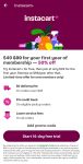 instacart+ membership