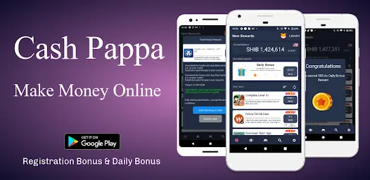 Cash Pappa Referral Code - Make Money Online 1 cash pappa referral