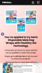 pinchme apply to test products