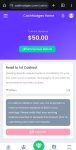 cash nudges cash out screen