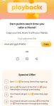 playback rewards referral code