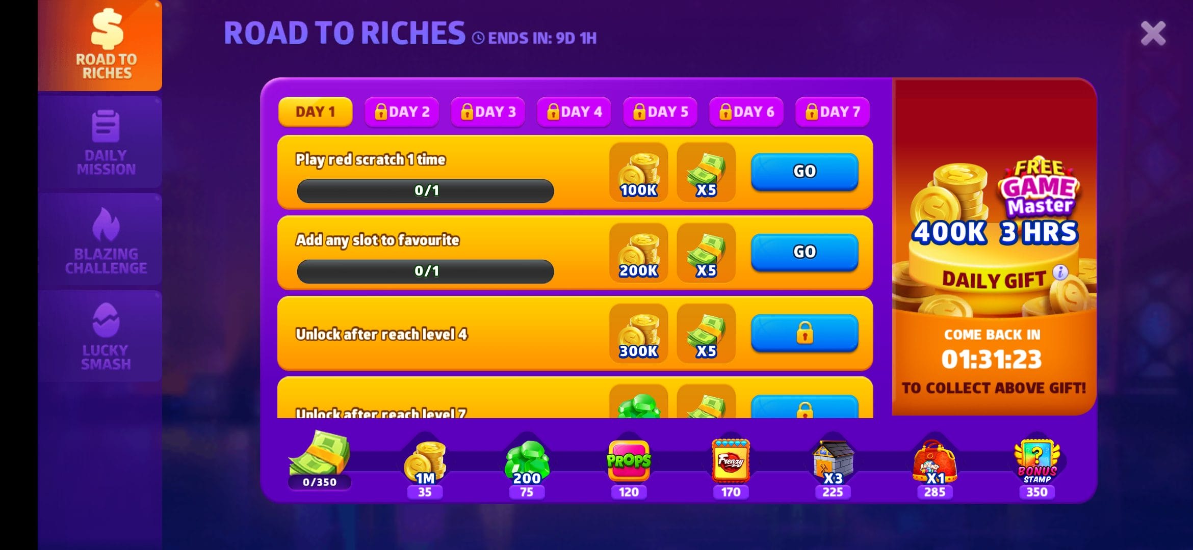 Cash Frenzy rags to riches