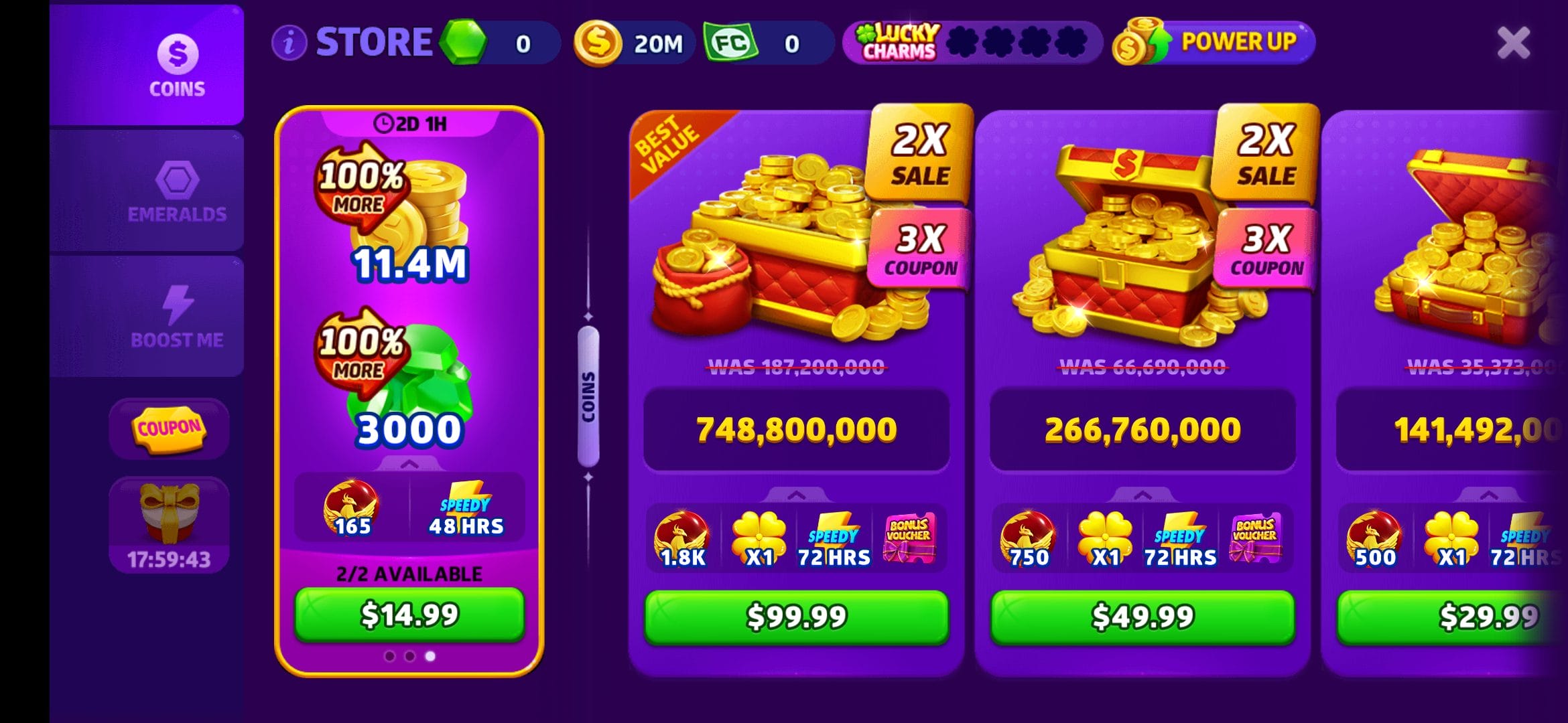 Cash Frenzy store