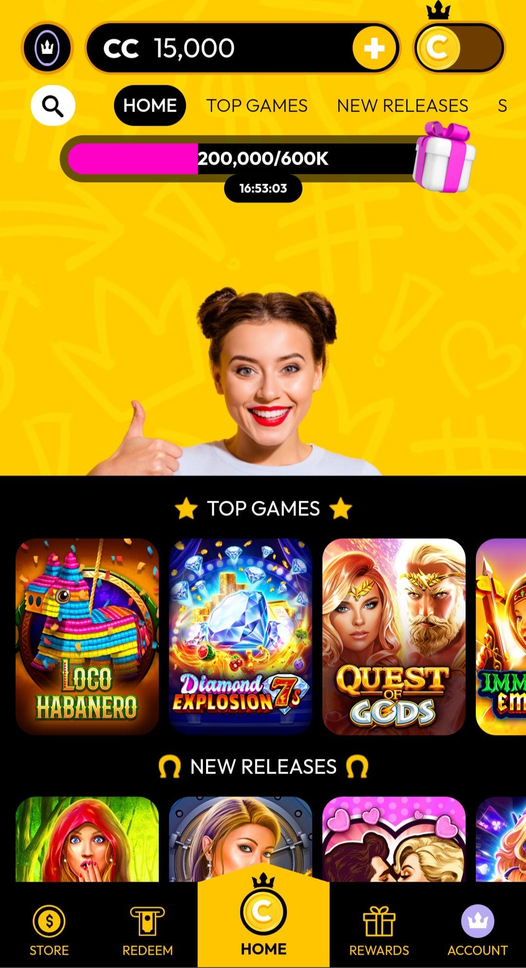 CrownCoins Casino CC Home