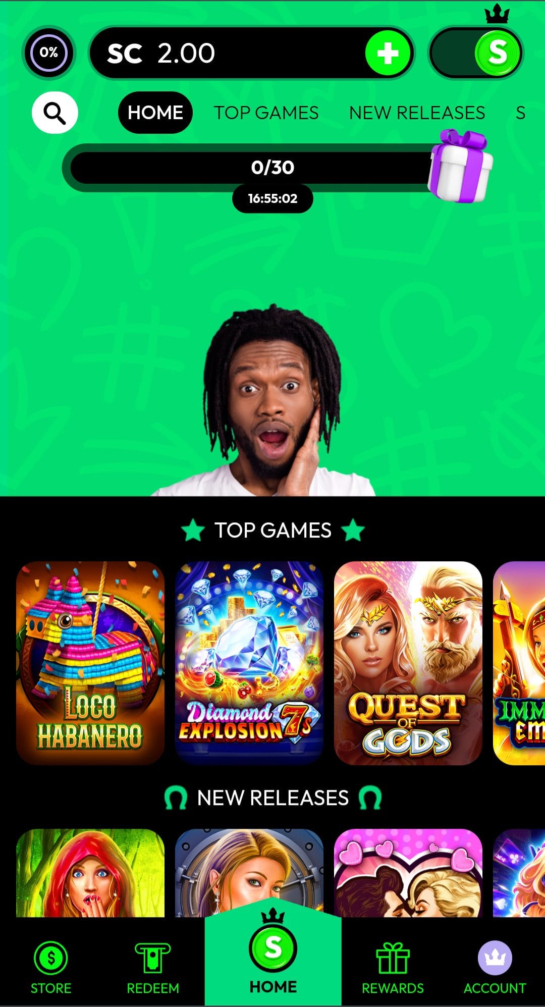CrownCoins Casino SC Home
