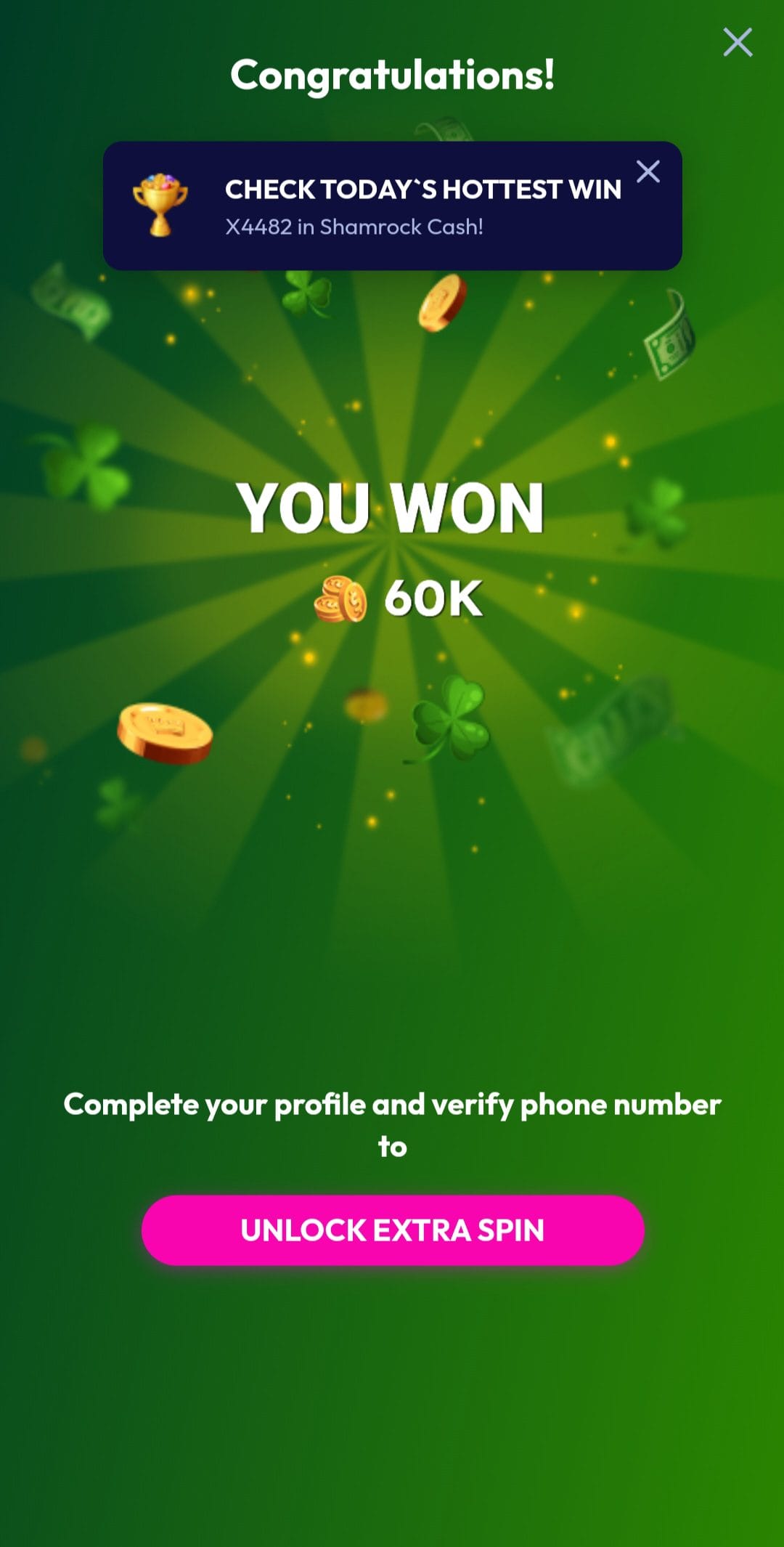 Funrize you won