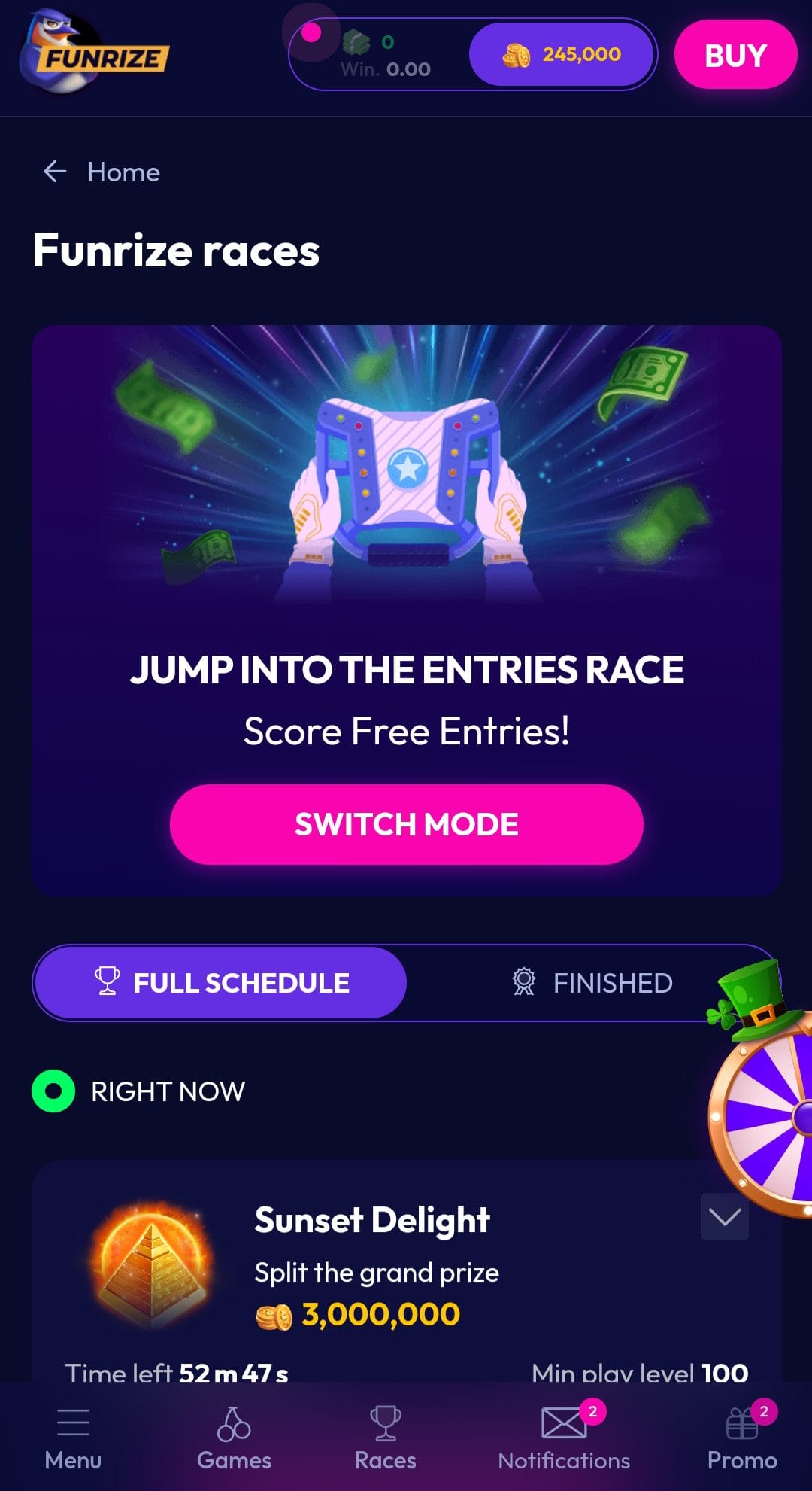 Funrize races