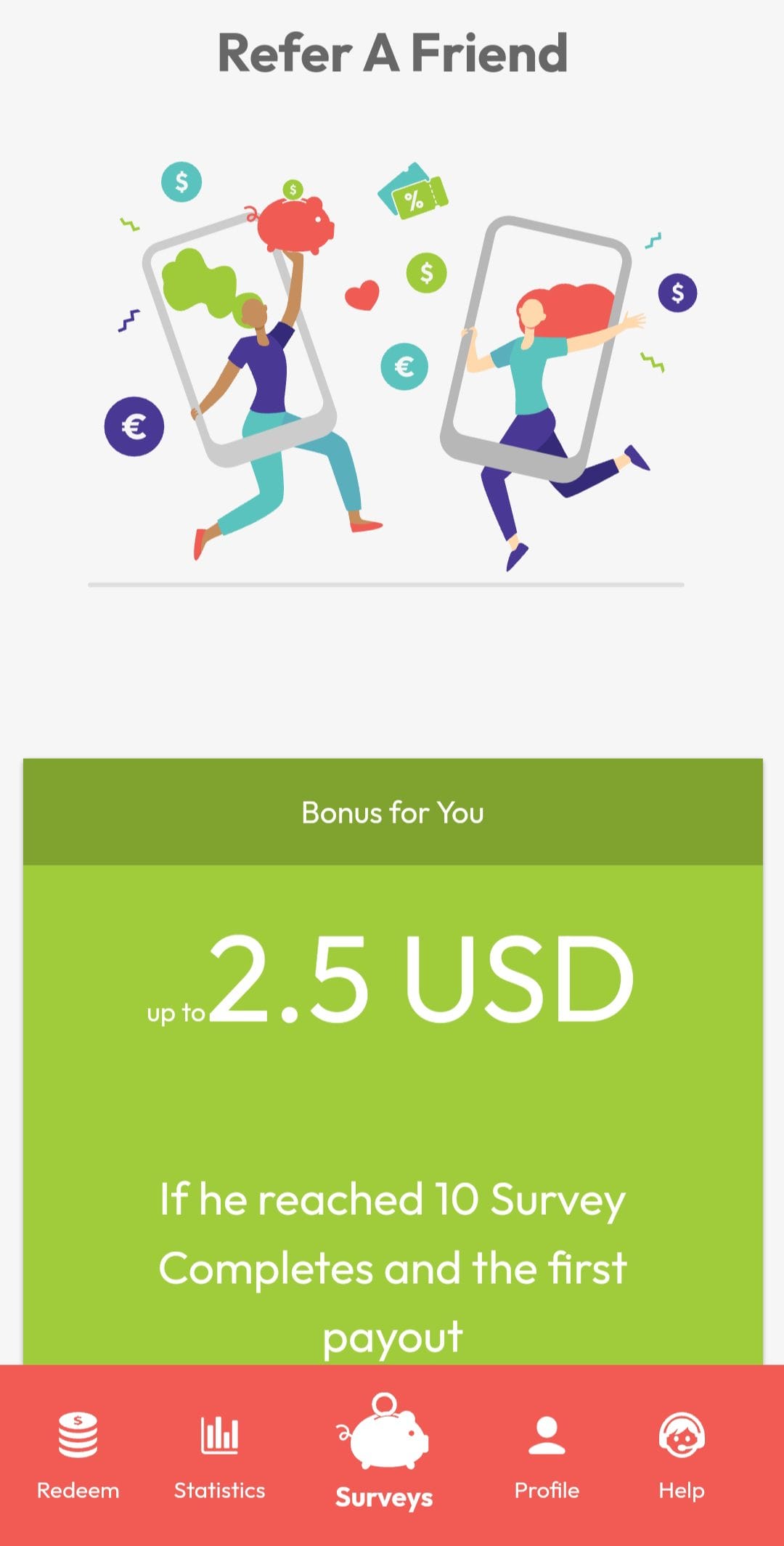 HeyPiggy referral promotion