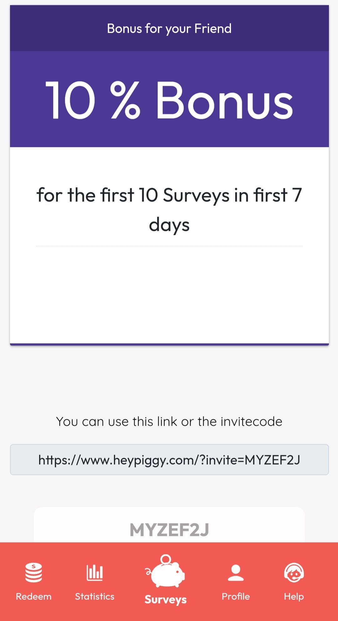 HeyPiggy referral link