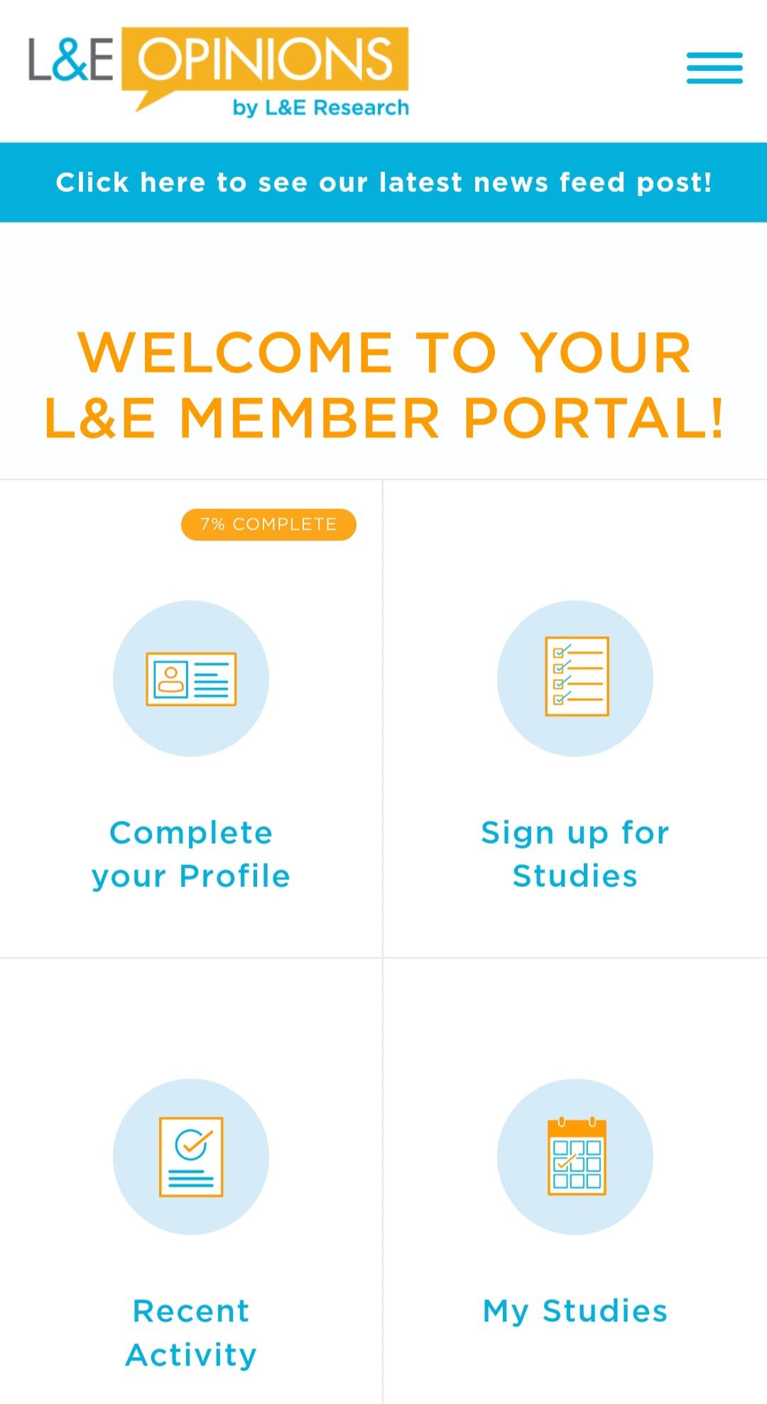 L&E Opinions member portal
