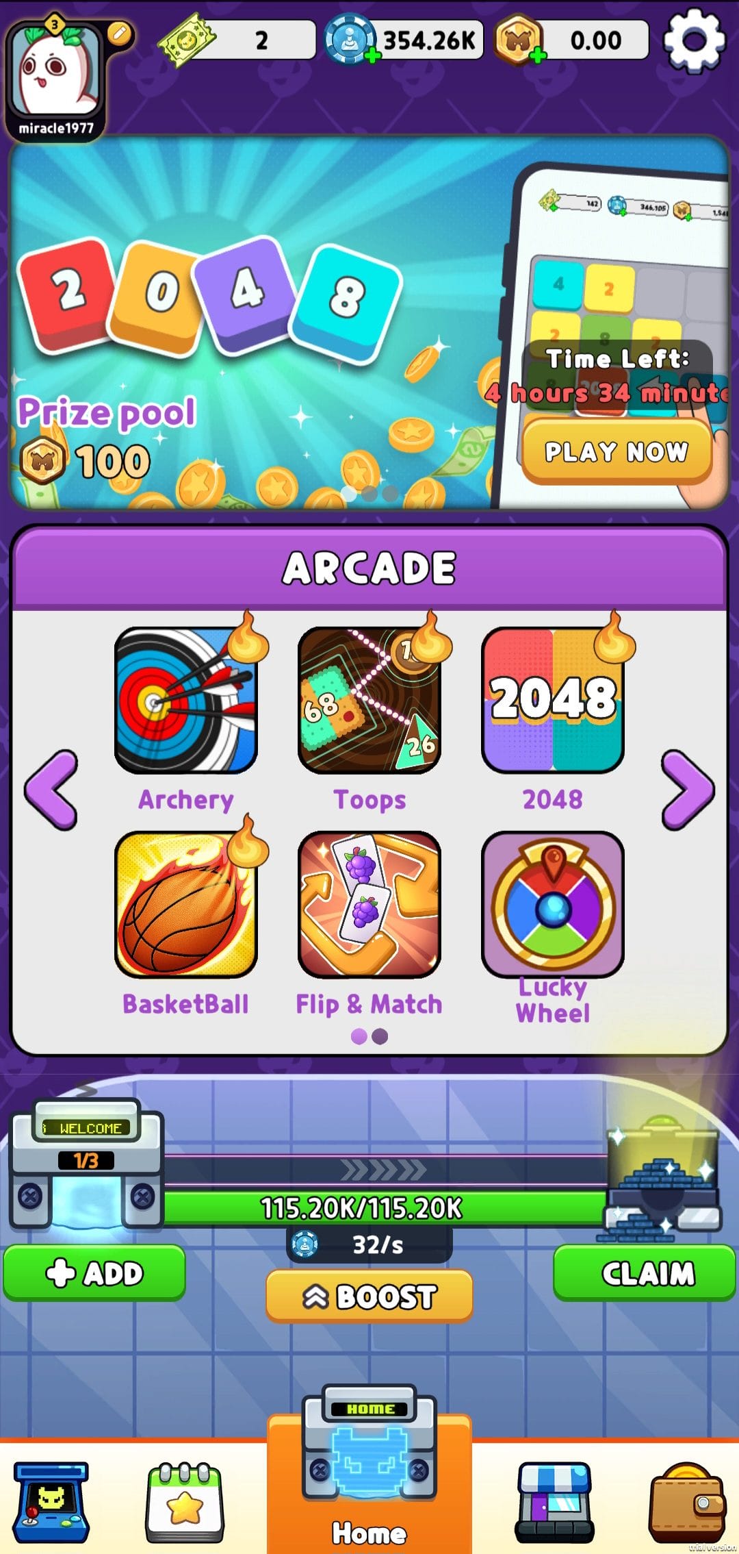 MonsHUB arcade games