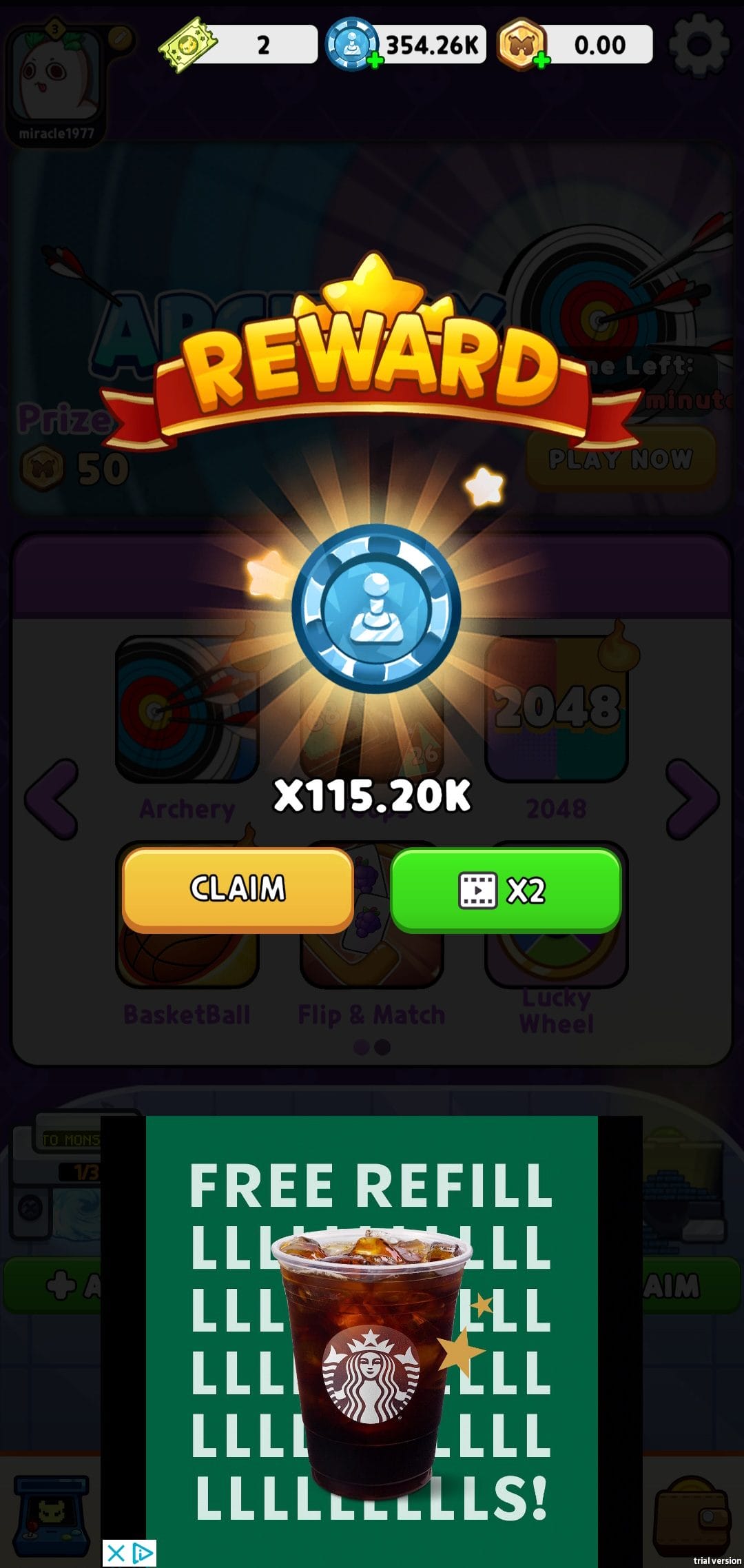 MonsHUB reward