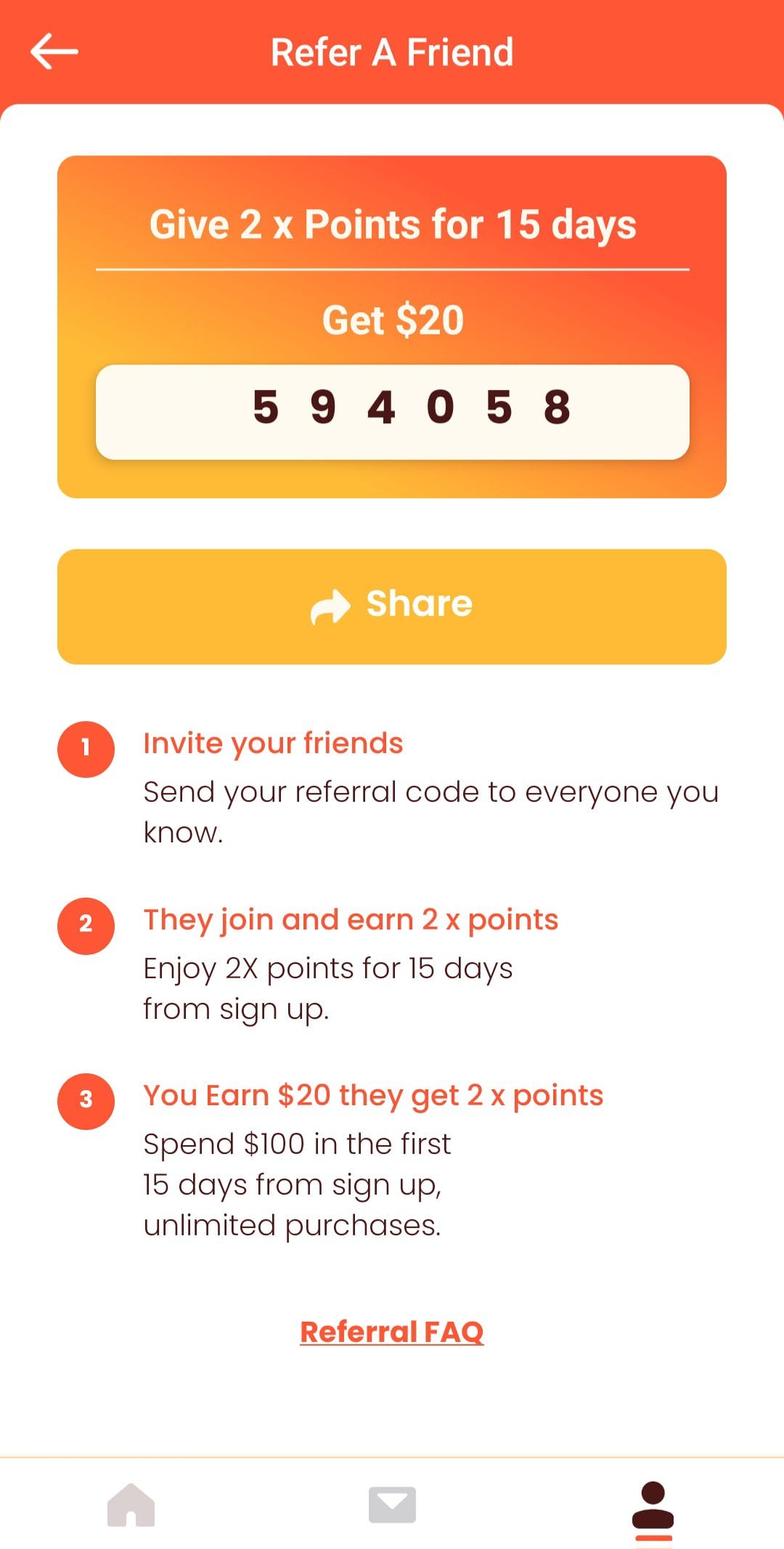 Pepper Rewards referral code