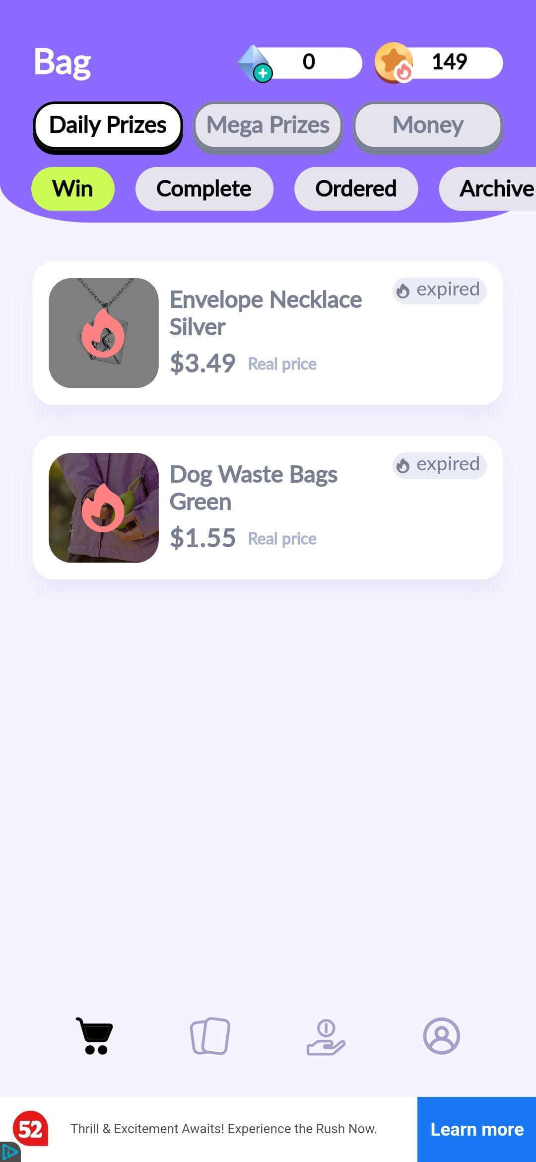 TOD win prizes
