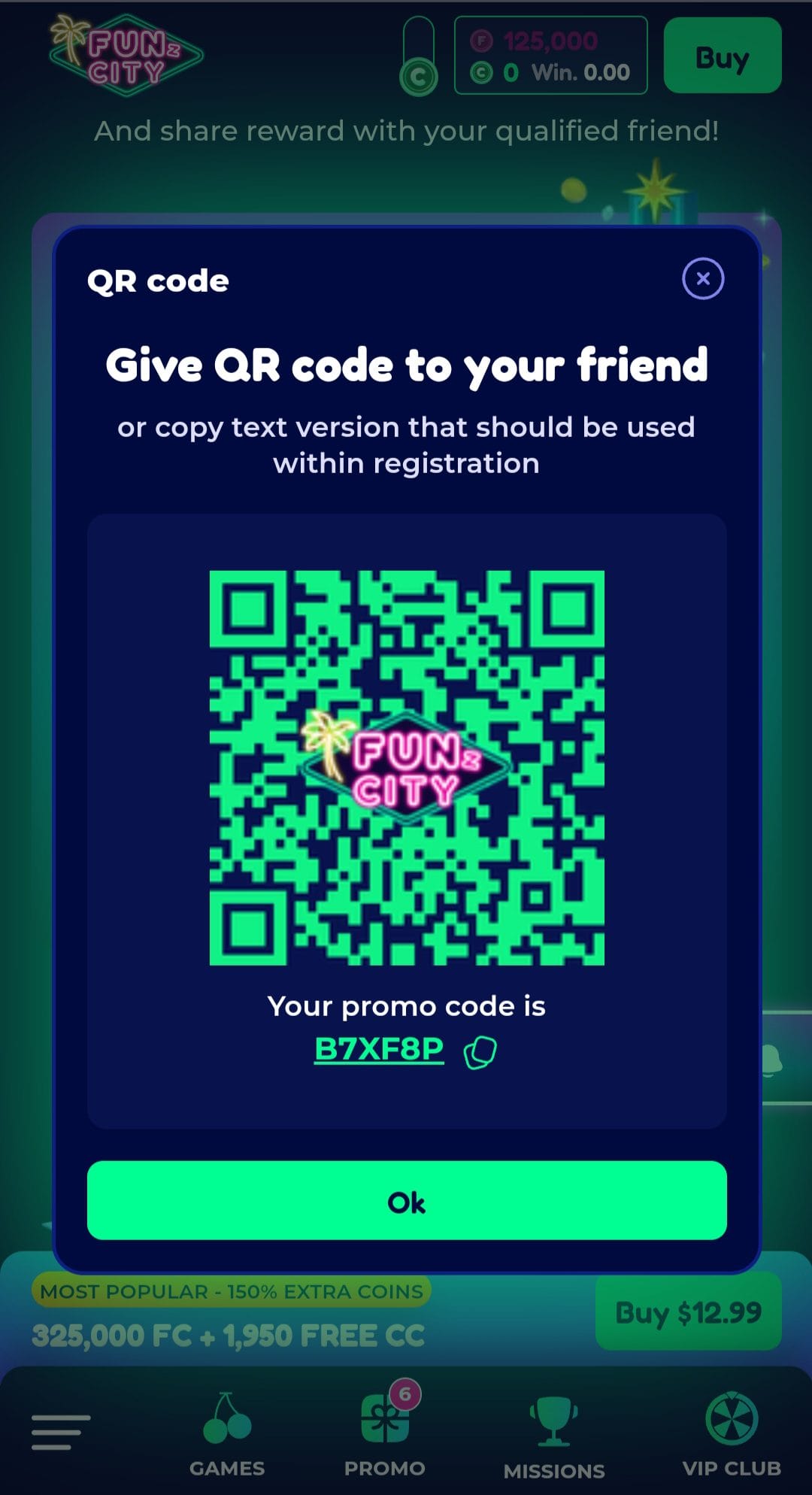 funzcity referral code