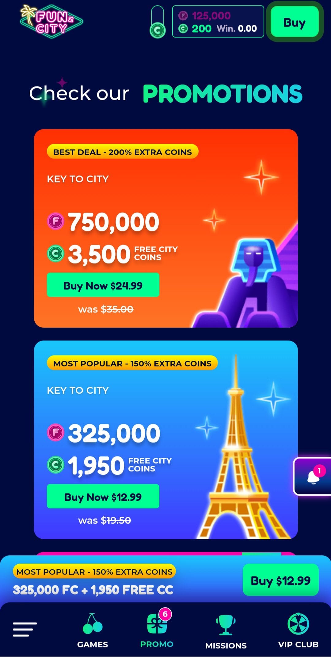 funzcity promotions