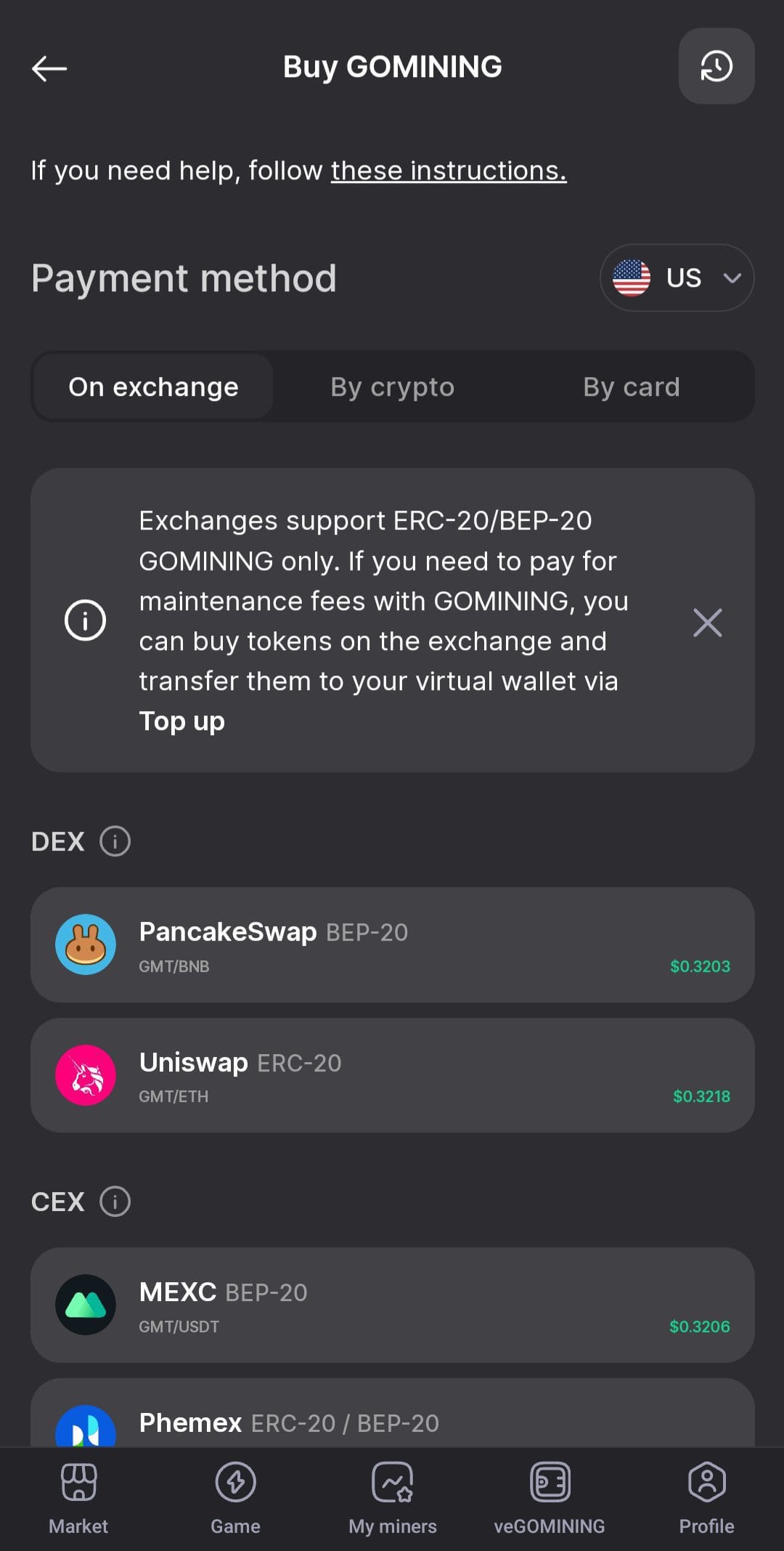 gomining buy gomining
