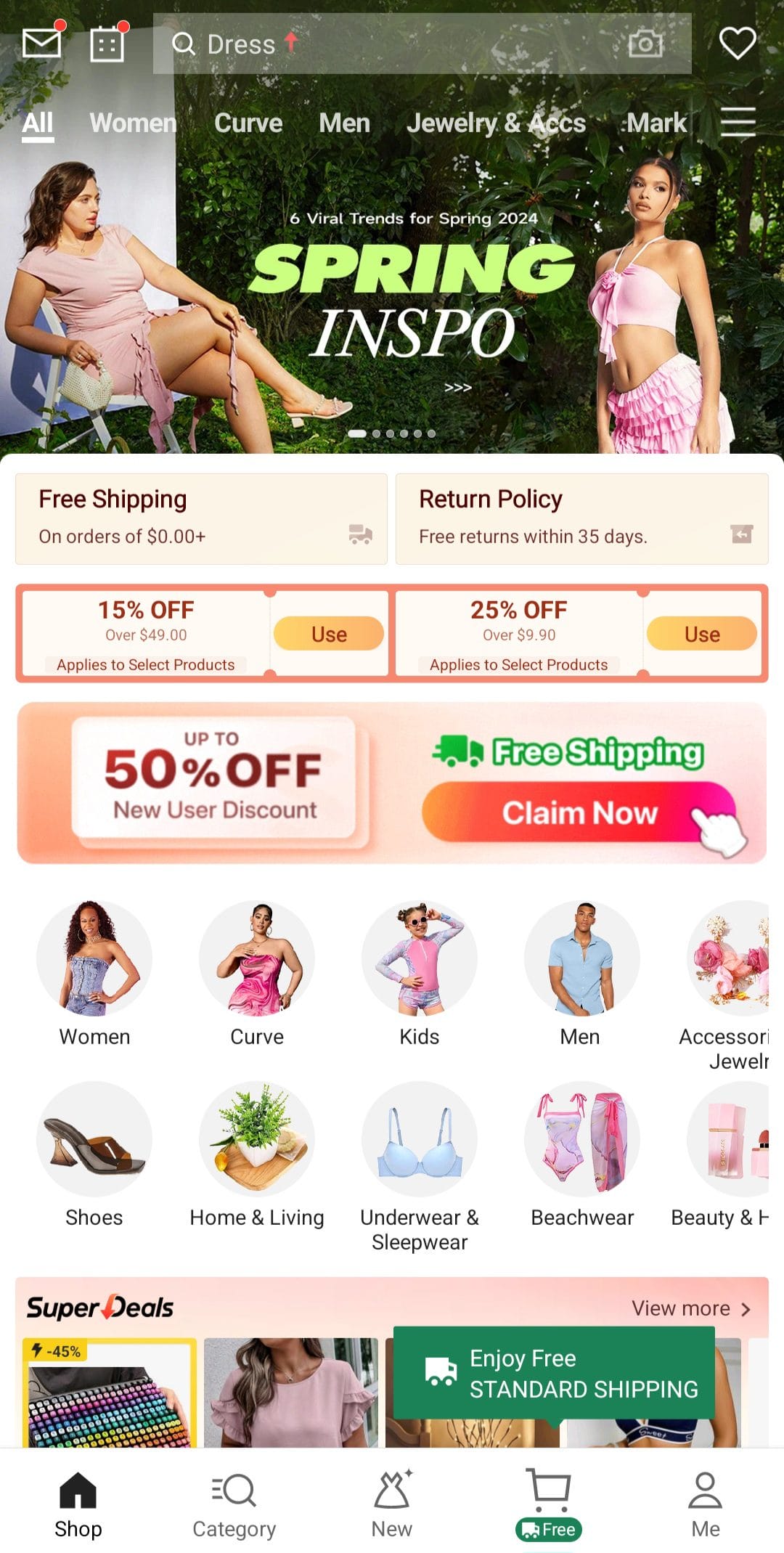 shein shop