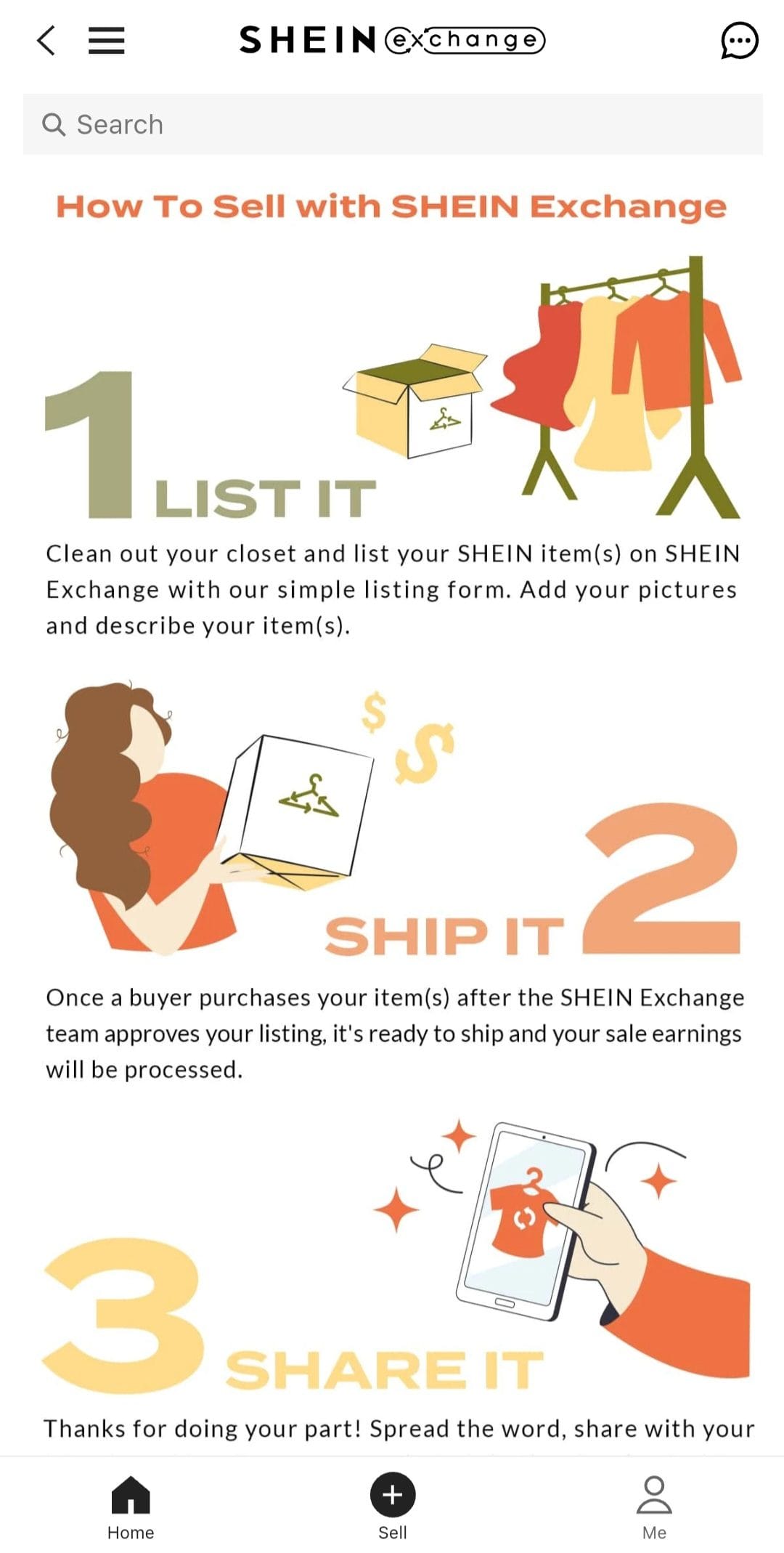 shein how to sell