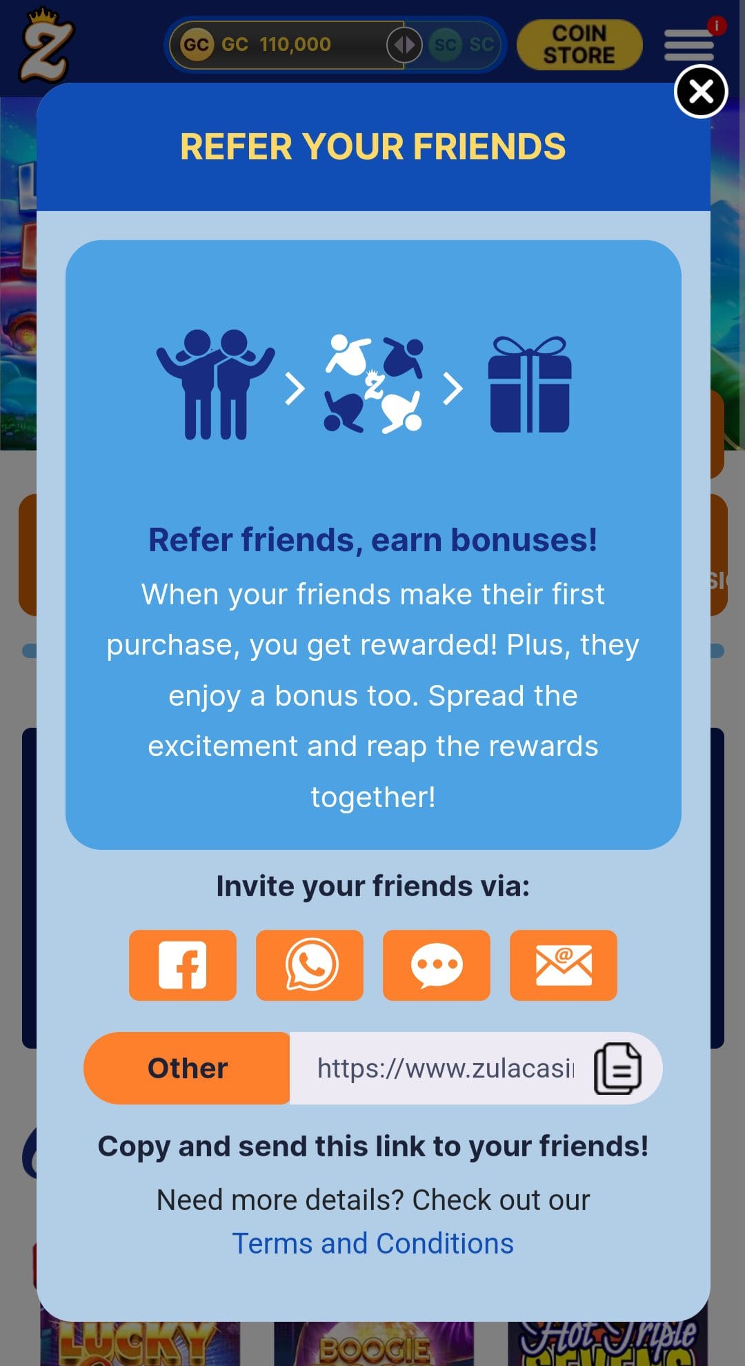 zula casino referral code