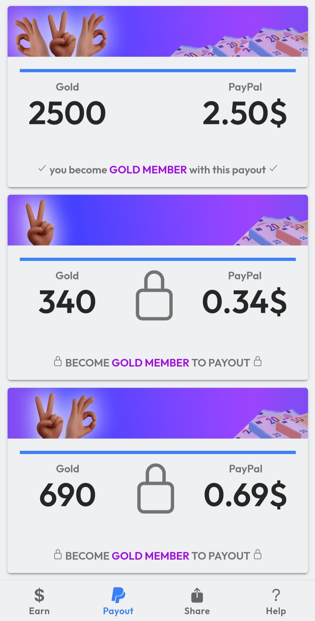 Baba Cash paypal redemption