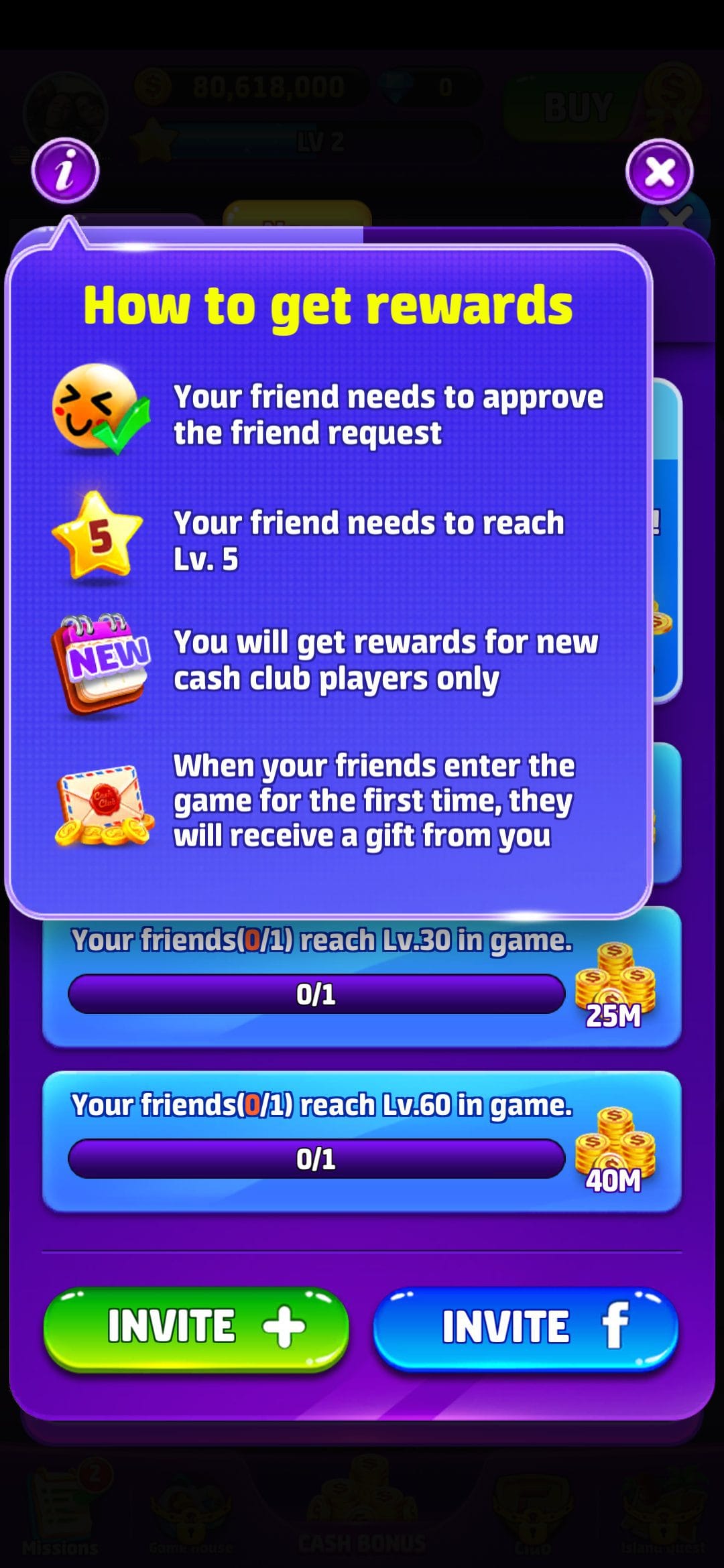 Cash Club Casino referral code