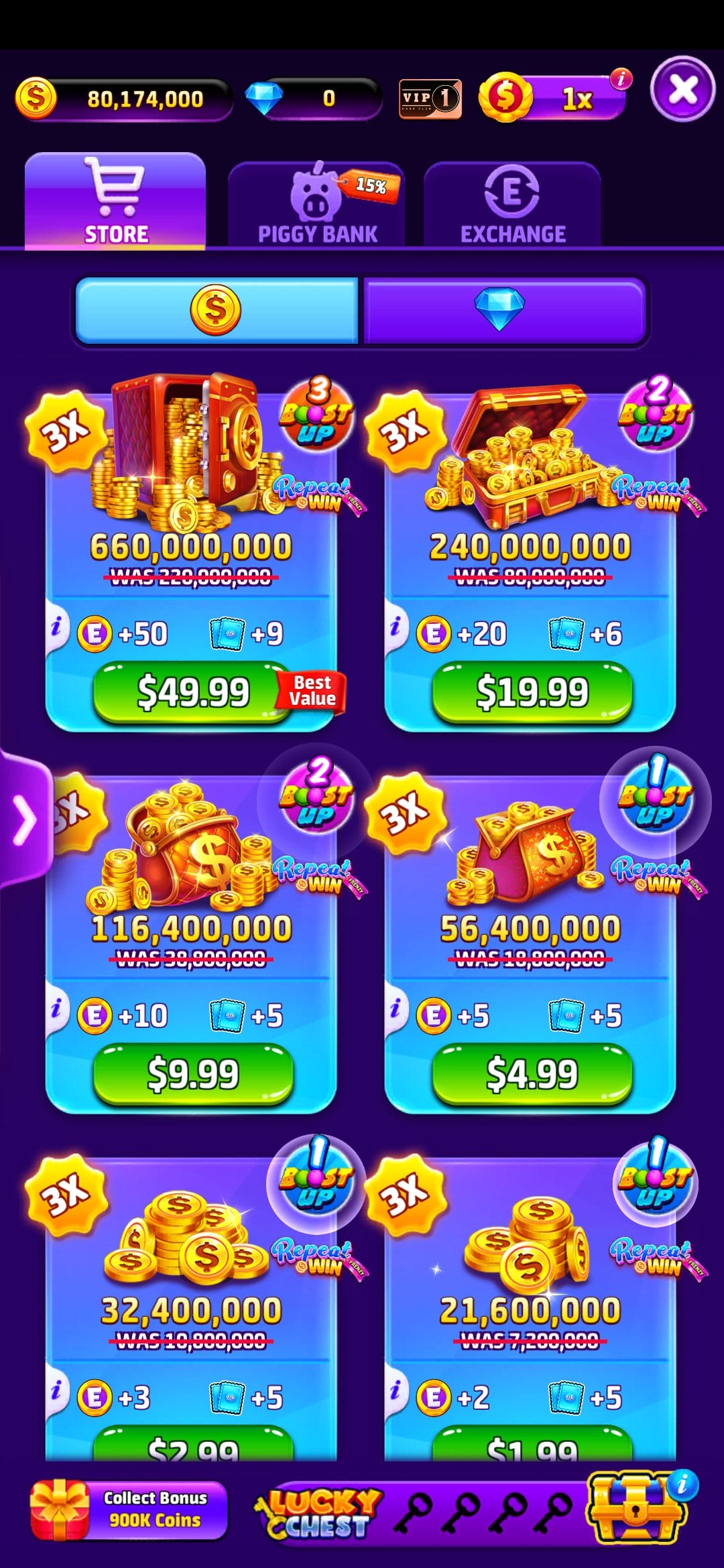 Cash Club Casino Store