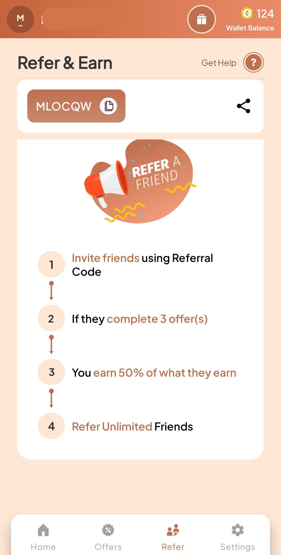 Chillar referral code