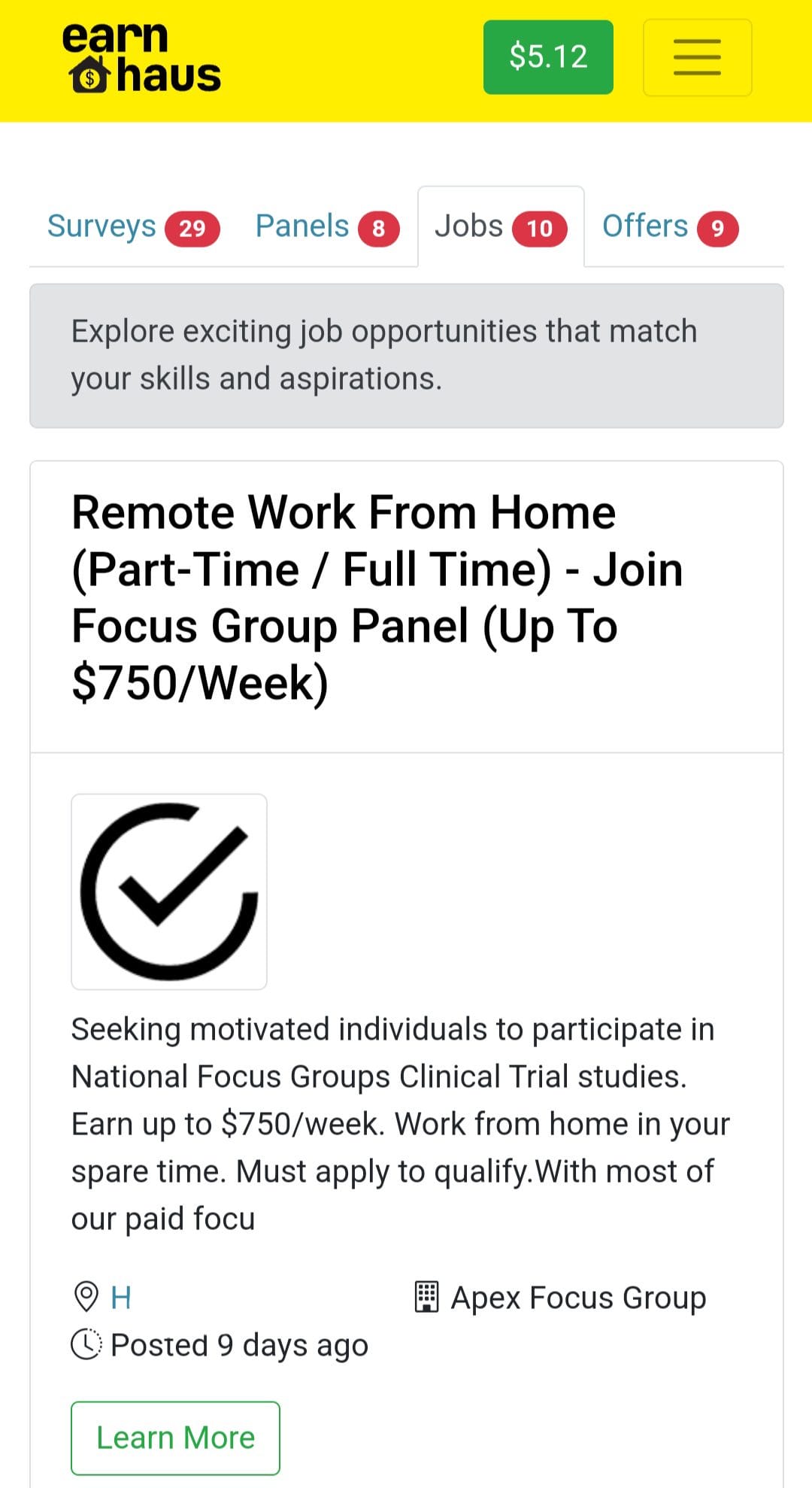 Earn Haus jobs
