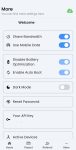 EarnFM menu