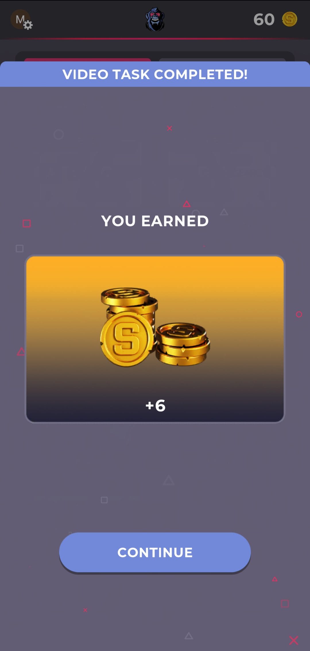 SkinApe for Games you earned coins