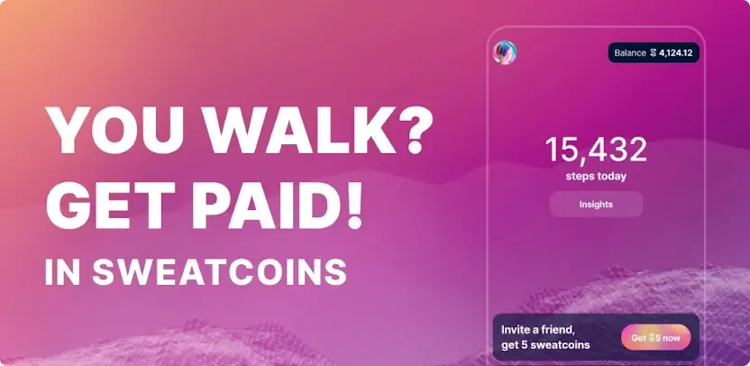 Sweatcoin Referral Code - Walking Step Counter 1 Sweatcoin Referrals
