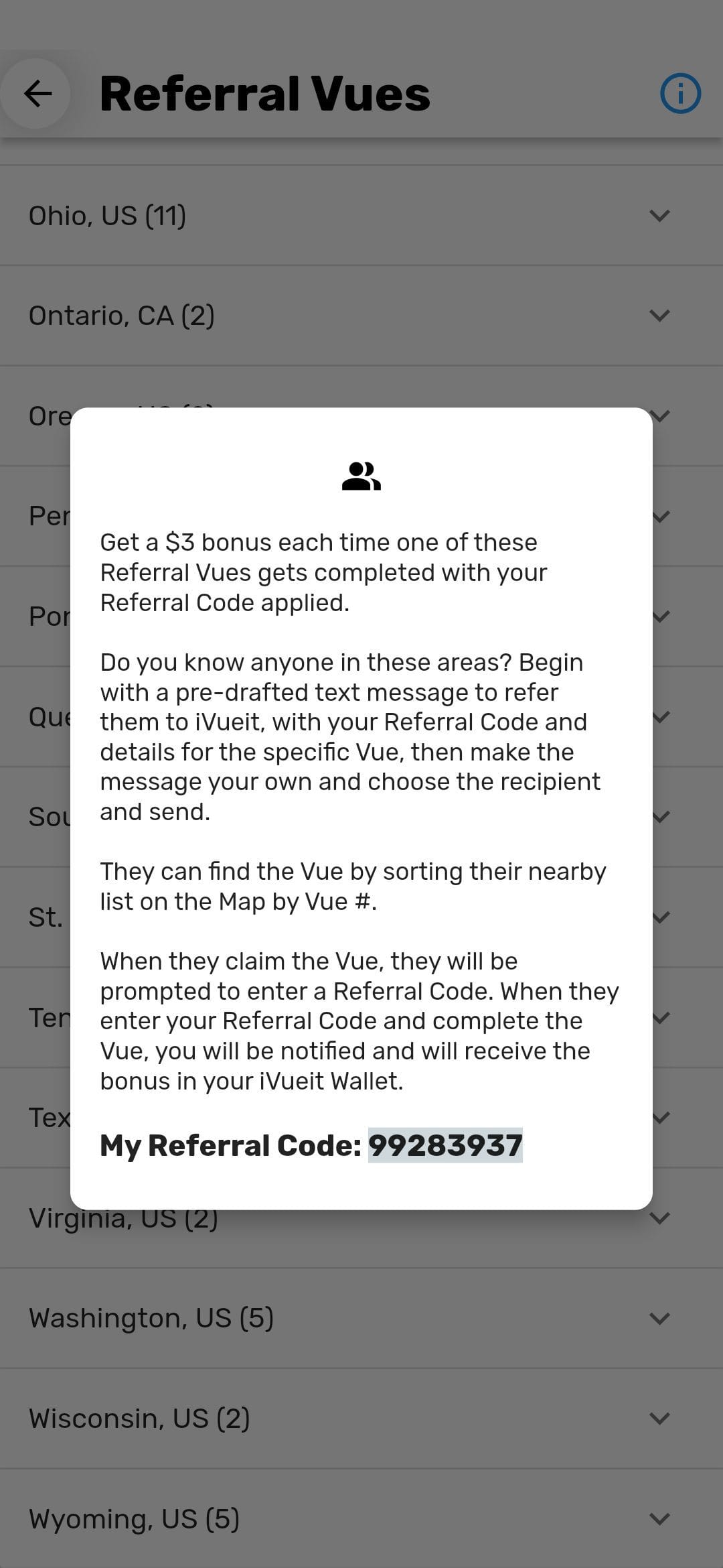 iVueit referral code