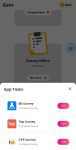 mRewards app surveys