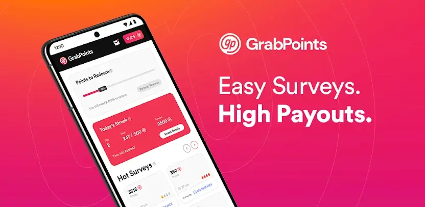GrabPoints Referral Code - Paid Surveys 1 GrabPoints Referrals