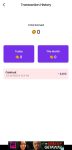 Make Money Games transaction history