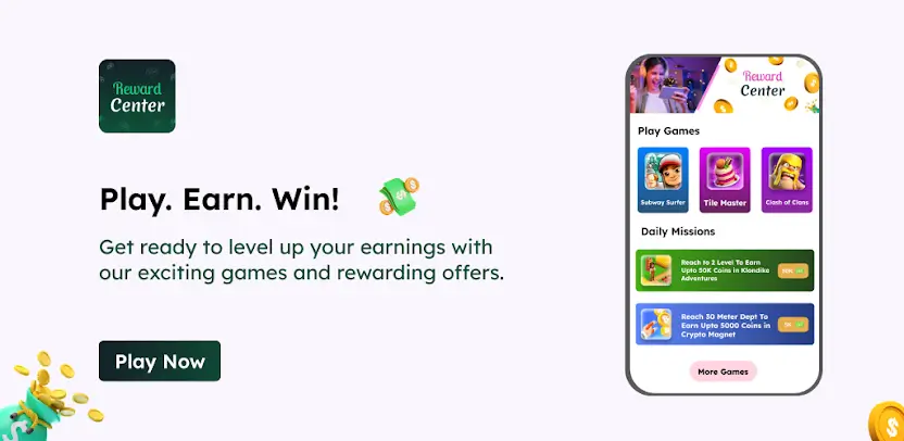 RewardCenter Referral Code - Play, Earn & Win 1 RewardCenter Referrals