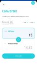RewardMe convert rewards