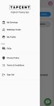 TapCent menu