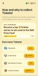 Treasure Solitaire how to collect tickets