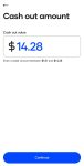 Upside cash out amount