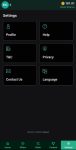 BharatCash settings menu