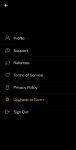 Bridge profile menu