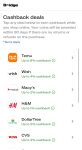 Bridge cashback deals