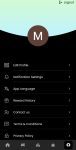 Cash Runner profile menu