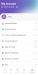 Toluna Influencers profile menu