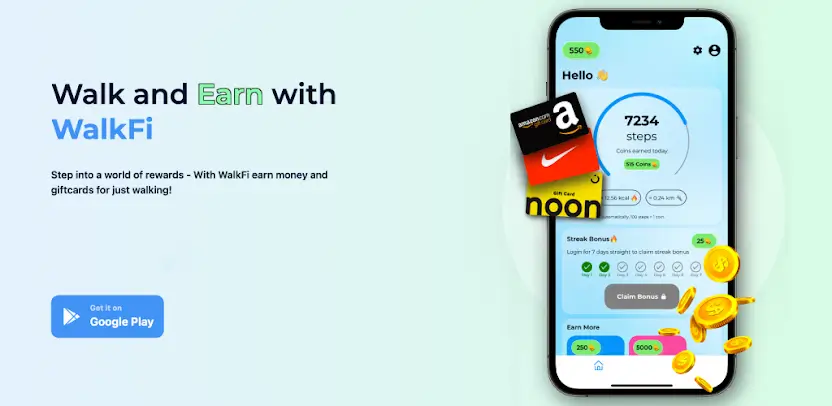 WalkFi Referral Code – Cash Walk Step Counter
